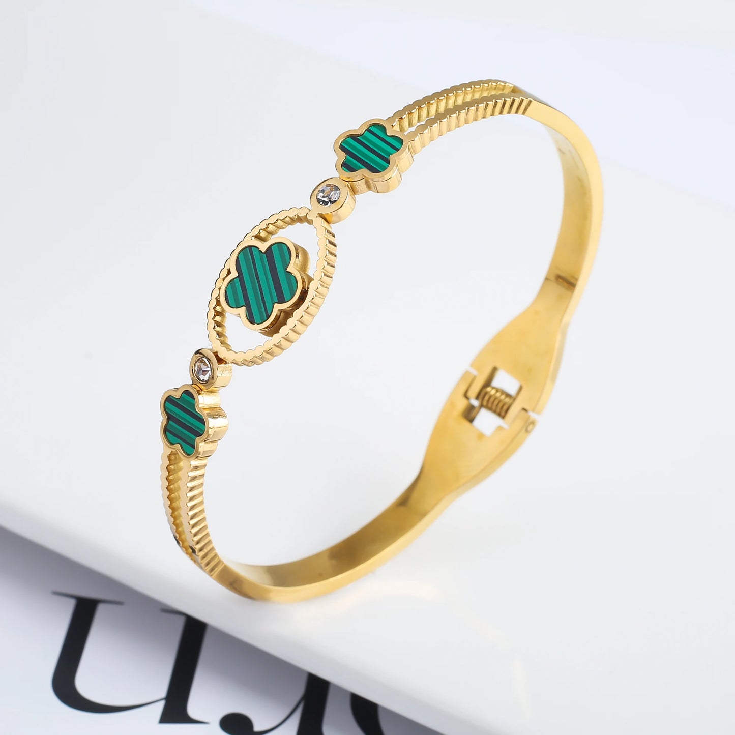 Gem Charm Bangle