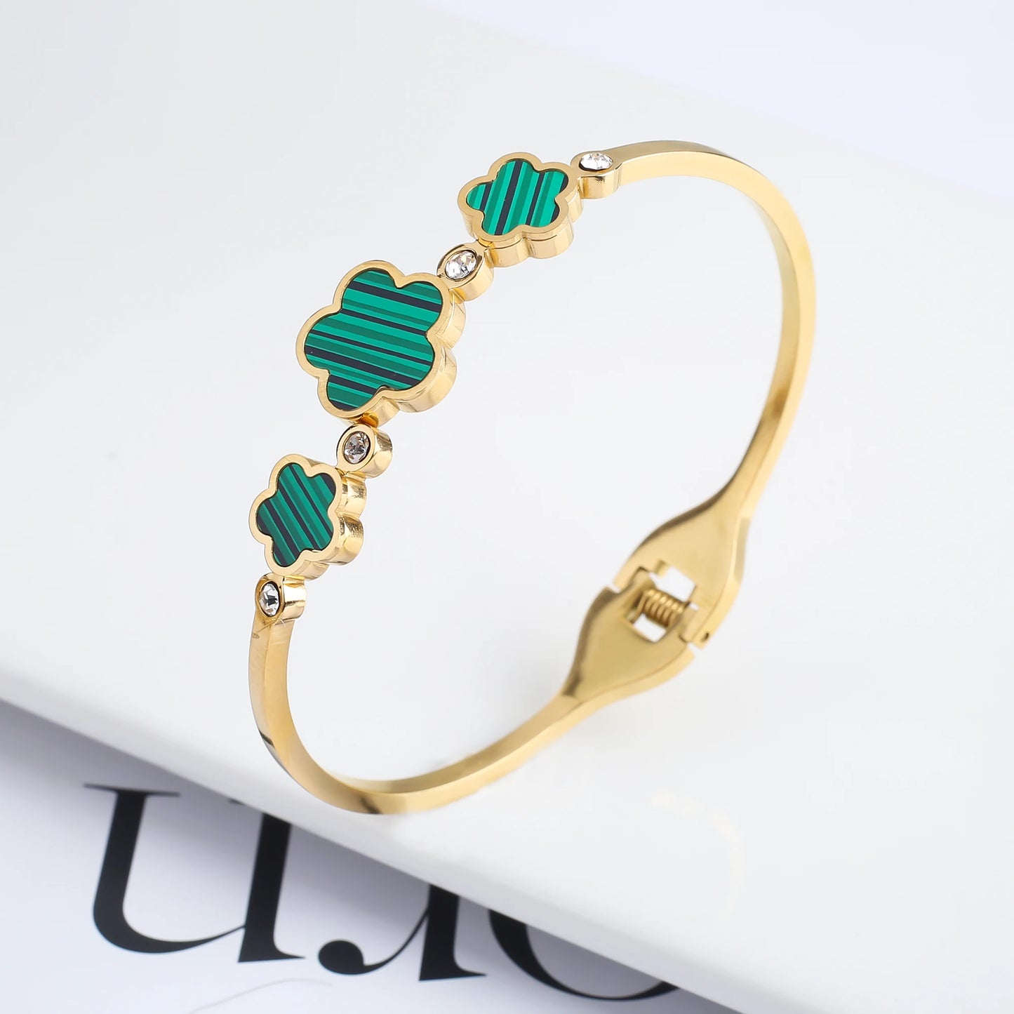 Gem Charm Bangle