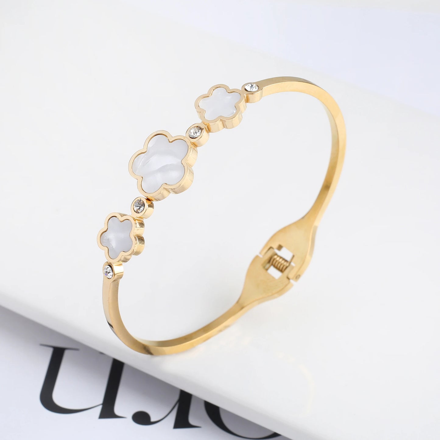 Gem Charm Bangle