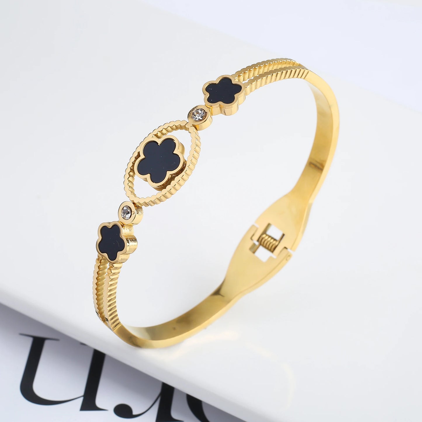 Gem Charm Bangle